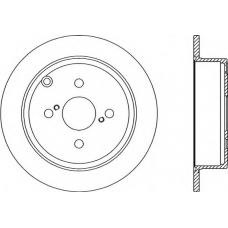 BDA2169.10 OPEN PARTS Тормозной диск