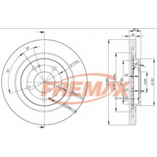 BD-7039 FREMAX Тормозной диск