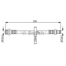 1 987 481 019 BOSCH Тормозной шланг