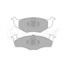 025 218 6619 MEYLE Комплект тормозных колодок, дисковый тормоз