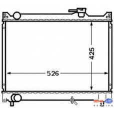 8MK 376 724-661 HELLA Радиатор, охлаждение двигателя