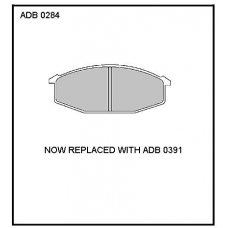 ADB0284 Allied Nippon Тормозные колодки