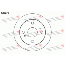 BS7678 FTE Тормозной диск