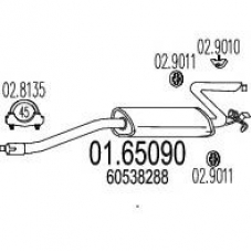 01.65090 MTS Глушитель выхлопных газов конечный