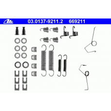 03.0137-9211.2 ATE Комплектующие, тормозная колодка