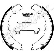 052.128K TRUSTING Комплект тормозных колодок, стояночная тормозная с