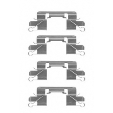 8DZ 355 204-941 HELLA Комплектующие, колодки дискового тормоза