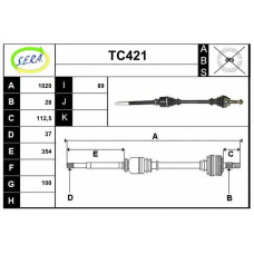 TC421 SERA Приводной вал