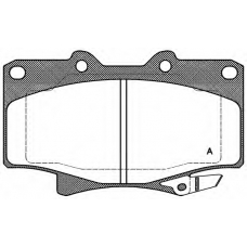 BPA0429.04 OPEN PARTS Комплект тормозных колодок, дисковый тормоз