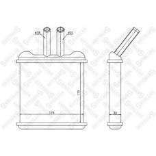 10-35074-SX STELLOX Теплообменник, отопление салона