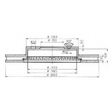 BDC4809 QUINTON HAZELL Тормозной диск