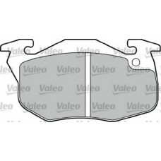 540491 VALEO Комплект тормозных колодок, дисковый тормоз