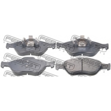 2101-JHF FEBEST Комплект тормозных колодок, дисковый тормоз