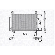 350203674000 MAGNETI MARELLI Конденсатор, кондиционер