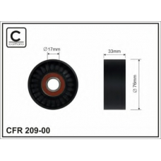 209-00 CAFFARO Паразитный / ведущий ролик, поликлиновой ремень