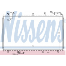 63791 NISSENS Радиатор, охлаждение двигателя