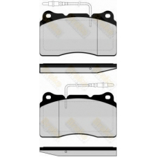 PA1491 BRAKE ENGINEERING Комплект тормозных колодок, дисковый тормоз