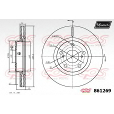 861269.6060 MAXTECH Тормозной диск