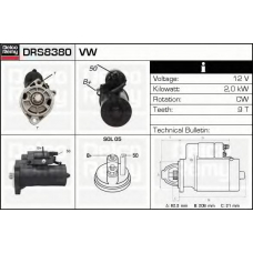 DRS8380 DELCO REMY Стартер