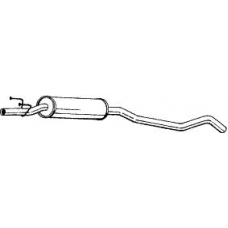 281-751 BOSAL Средний глушитель выхлопных газов