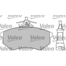 597143 VALEO Комплект тормозных колодок, дисковый тормоз