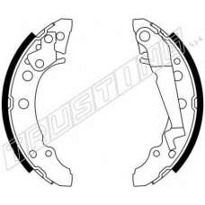 124.288 TRUSTING Комплект тормозных колодок