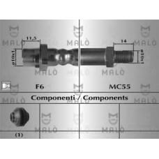 80949 Malo Тормозной шланг