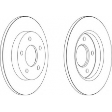DDF1420-1 FERODO Тормозной диск