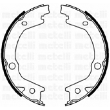 53-0184 METELLI Комплект тормозных колодок, стояночная тормозная с