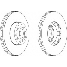 FCR134A FERODO Тормозной диск