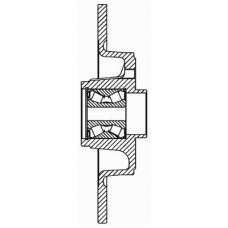 BDR2363.10 OPEN PARTS Тормозной диск