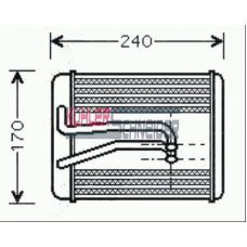 5790171 KUHLER SCHNEIDER Теплообменник, отопление салона