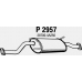 P2957 FENNO Средний глушитель выхлопных газов