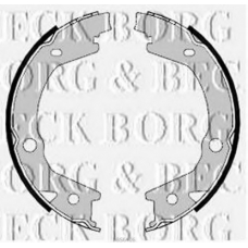 BBS6406 BORG & BECK Комплект тормозных колодок