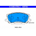 13.0460-5750.2 ATE Комплект тормозных колодок, дисковый тормоз