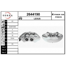 2644190 EAI Тормозной суппорт