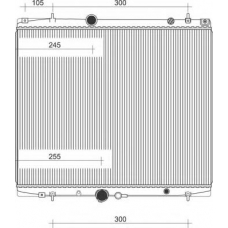 350213903000 MAGNETI MARELLI Радиатор, охлаждение двигателя