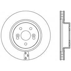 BDR2571.20 OPEN PARTS Тормозной диск