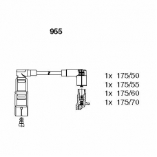955 BREMI Комплект проводов зажигания
