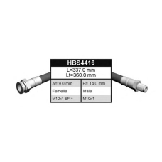 HBS4416 QUINTON HAZELL Тормозной шланг