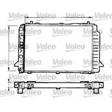 731503 VALEO Радиатор, охлаждение двигателя