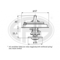 350229 ERA Термостат, охлаждающая жидкость