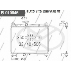 T156A46 NPS Радиатор, охлаждение двигателя