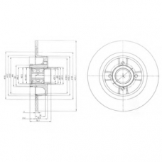 BG9029RSC DELPHI Тормозной диск