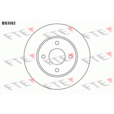 BS3582 FTE Тормозной диск