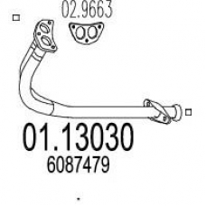 01.13030 MTS Труба выхлопного газа