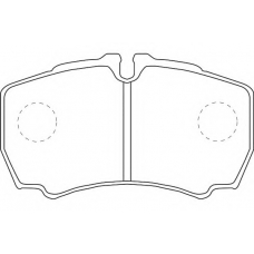 WBP29123A WAGNER LOCKHEED Комплект тормозных колодок, дисковый тормоз