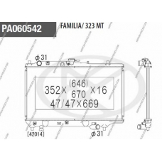 M156A21 NPS Радиатор, охлаждение двигателя