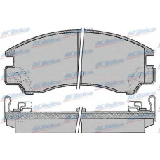 AC058047D AC Delco Комплект тормозных колодок, дисковый тормоз