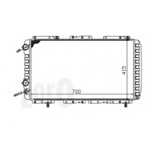 016-017-0041 LORO Радиатор, охлаждение двигателя